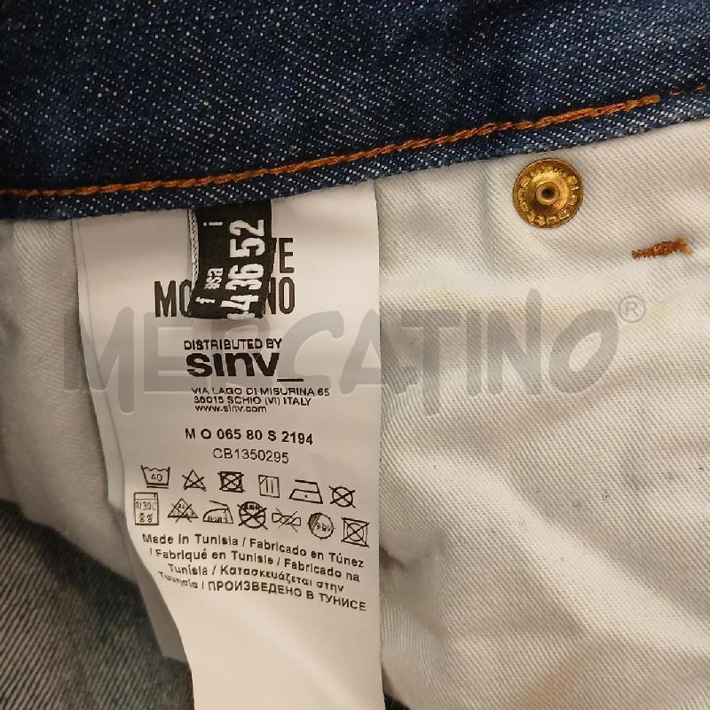 PANTALONCINO U LOVE MOSCHINO DENIM BLU  | Mercatino dell'Usato Roma garbatella 4