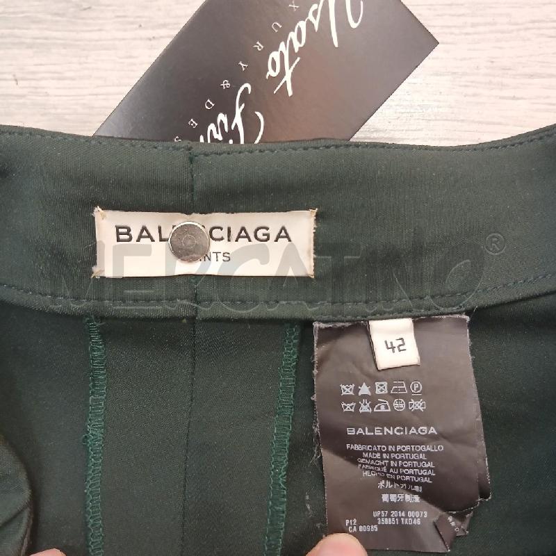 PANTALONE BALENCIGA VERDE  | Mercatino dell'Usato Roma garbatella 2