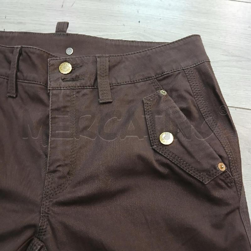 PANTALONE DONNA DSQUARED MARRONE  | Mercatino dell'Usato Roma garbatella 3
