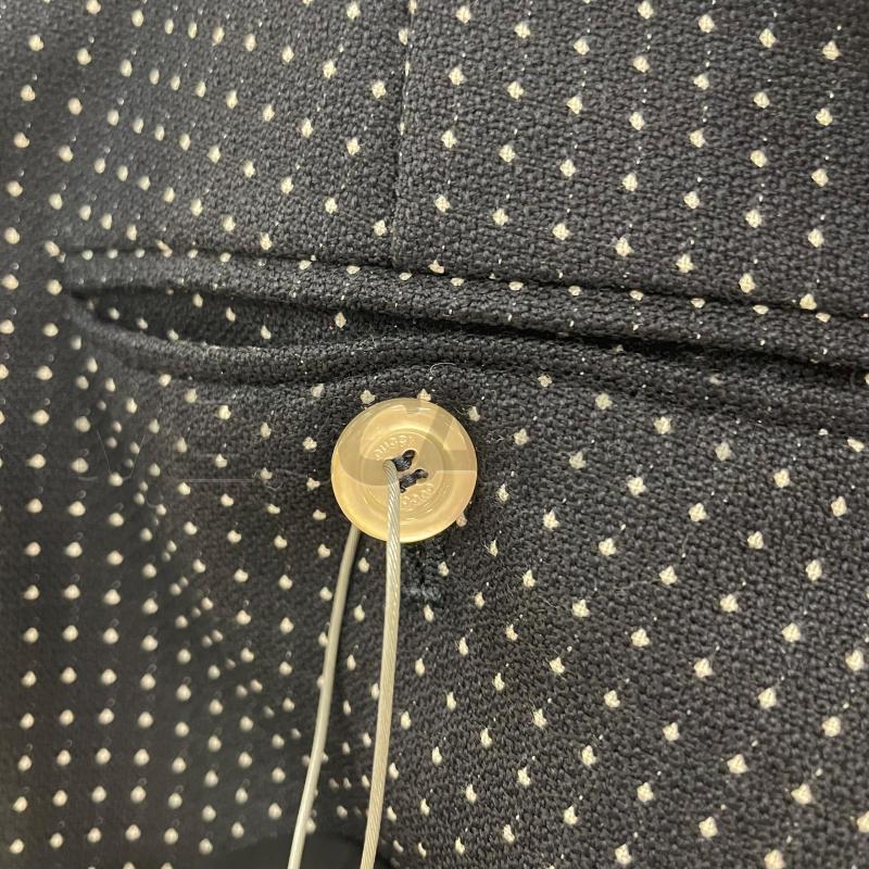 PANTALONE DONNA GUCCI NERO POIS BIANCO  | Mercatino dell'Usato Roma garbatella 3