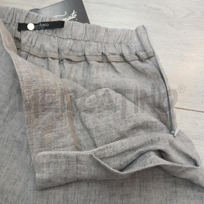 PANTALONE DONNA NUOVO BORGO GRIGIO  | Mercatino dell'Usato Roma garbatella 3