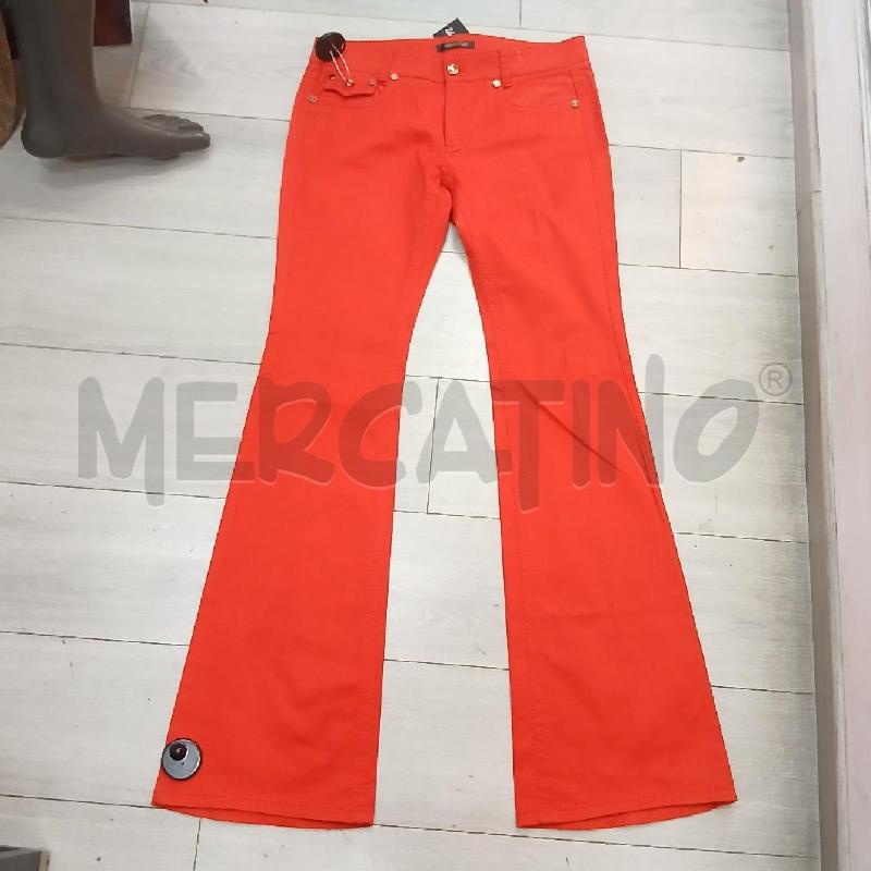 PANTALONE DONNA ROBERTO CAVALLI ROSSO  | Mercatino dell'Usato Roma garbatella 1