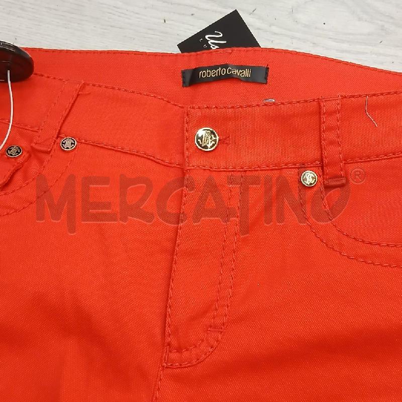 PANTALONE DONNA ROBERTO CAVALLI ROSSO  | Mercatino dell'Usato Roma garbatella 2