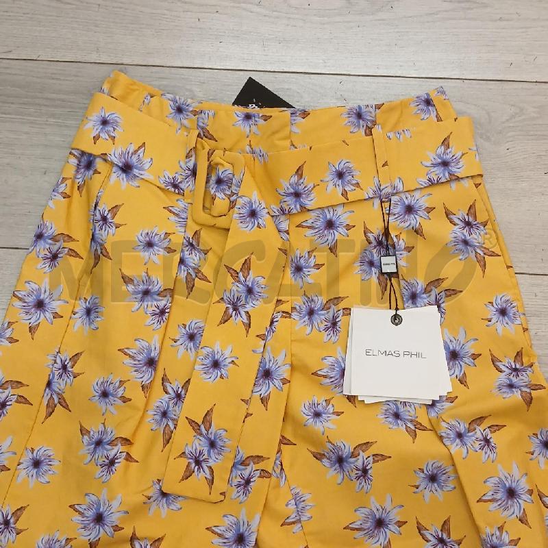 PANTALONE D ELMAS PHIL GIALLO FIORE LILLA  | Mercatino dell'Usato Roma garbatella 2