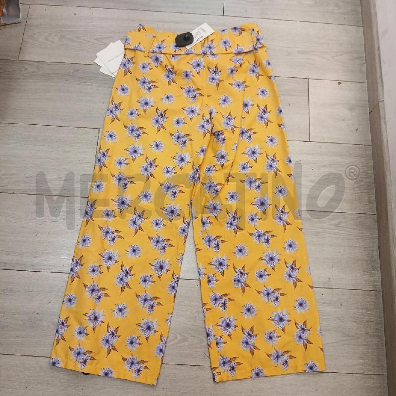 PANTALONE D ELMAS PHIL GIALLO FIORE LILLA  | Mercatino dell'Usato Roma garbatella 4