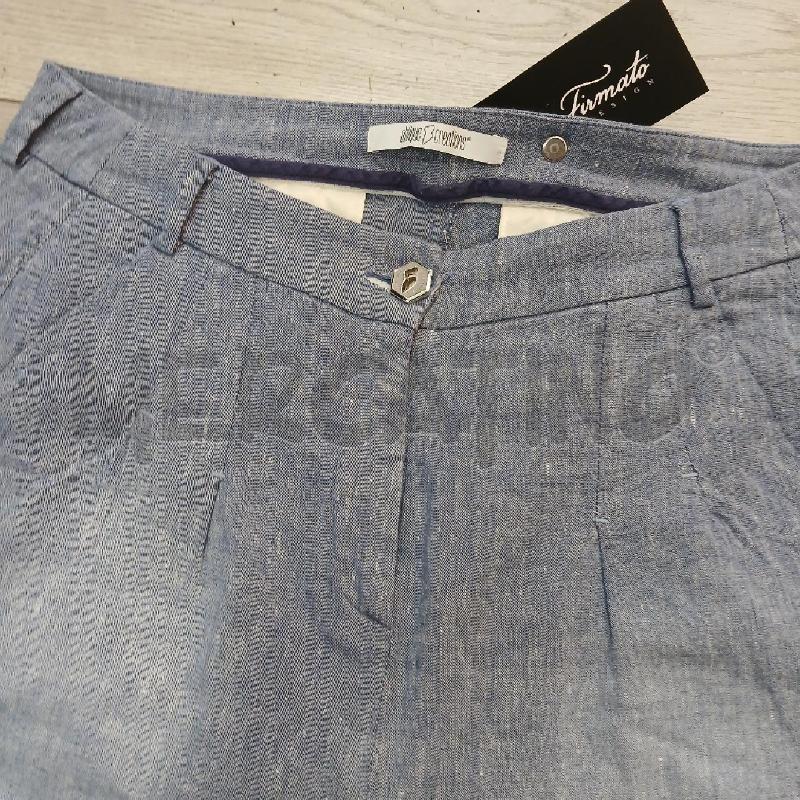 PANTALONE D OBLIQUE CREATIONS BLU  | Mercatino dell'Usato Roma garbatella 2