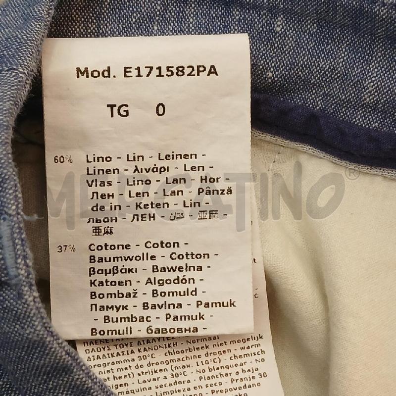 PANTALONE D OBLIQUE CREATIONS BLU  | Mercatino dell'Usato Roma garbatella 4