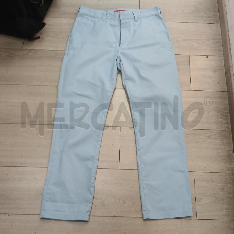 PANTALONE UOMO SUPRIME AZZURRA  | Mercatino dell'Usato Roma garbatella 1