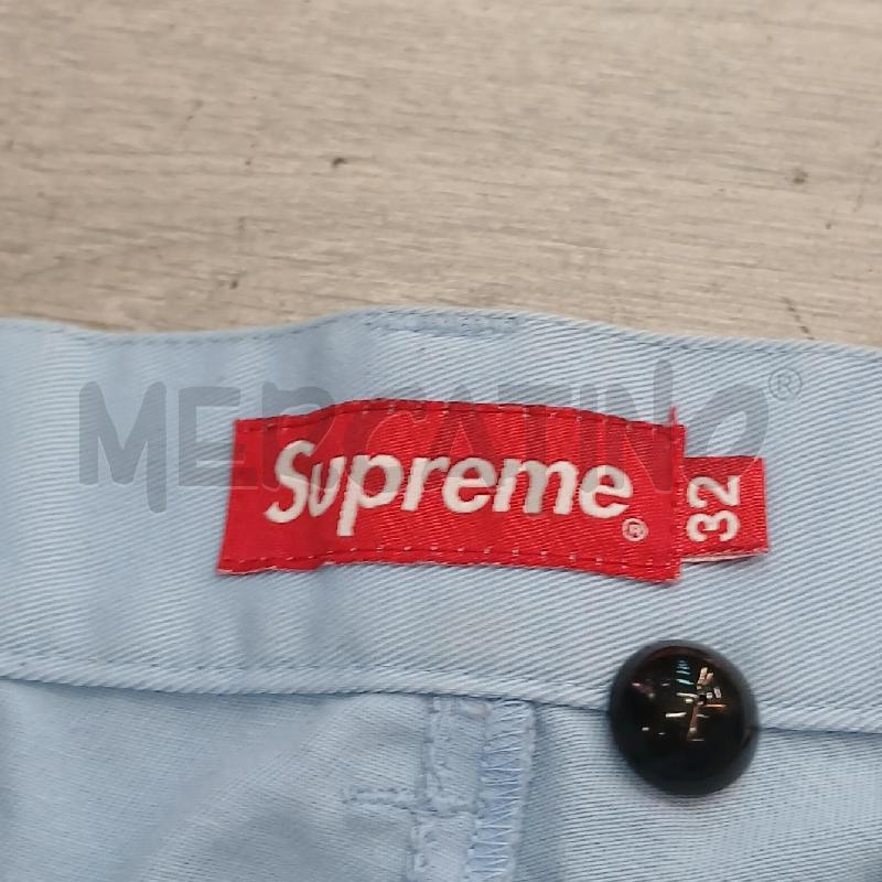PANTALONE UOMO SUPRIME AZZURRA  | Mercatino dell'Usato Roma garbatella 2