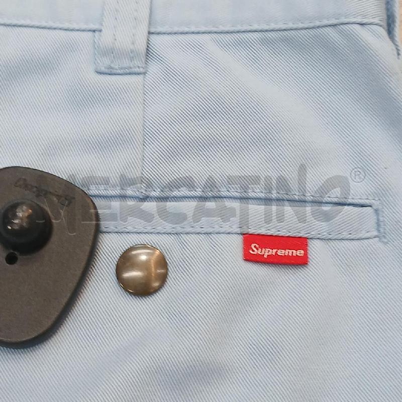 PANTALONE UOMO SUPRIME AZZURRA  | Mercatino dell'Usato Roma garbatella 4