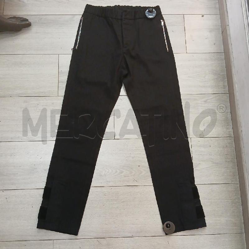 PANTALONE U VALENTINO NERO  | Mercatino dell'Usato Roma garbatella 1