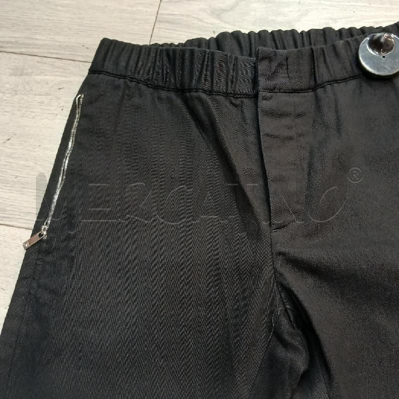 PANTALONE U VALENTINO NERO  | Mercatino dell'Usato Roma garbatella 3