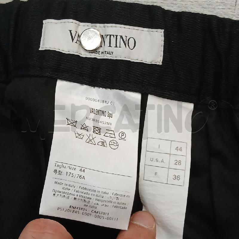 PANTALONE U VALENTINO NERO  | Mercatino dell'Usato Roma garbatella 4