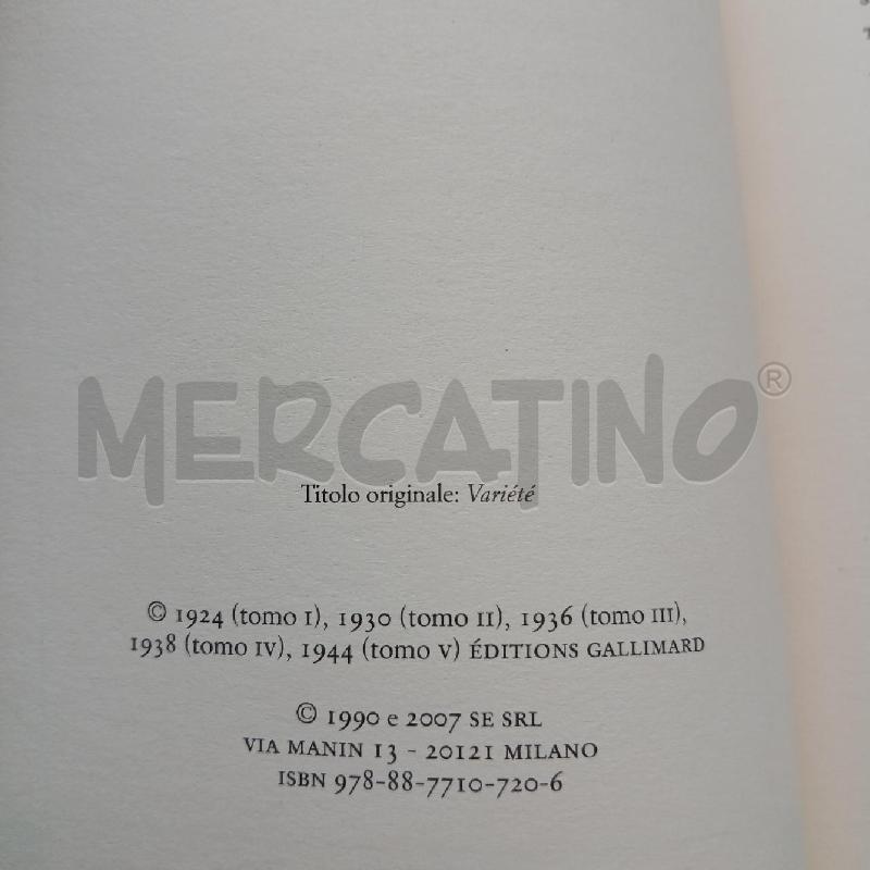 PAUL VALERY VARIETÀ | Mercatino dell'Usato Roma garbatella 5
