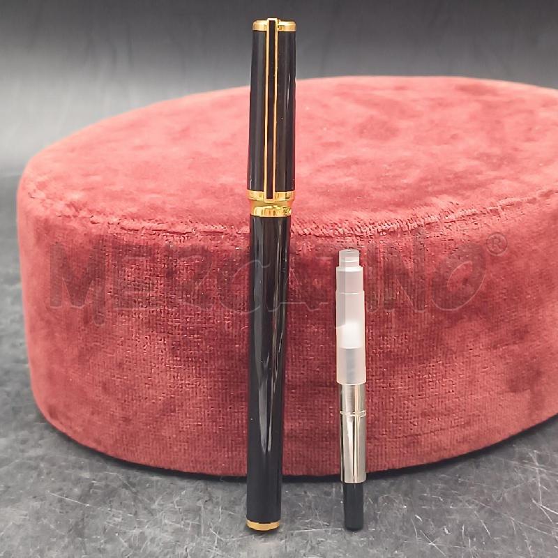 PENNA DUPONT STILOGRAFICA NERA LACCA + REFILL | Mercatino dell'Usato Roma garbatella 1