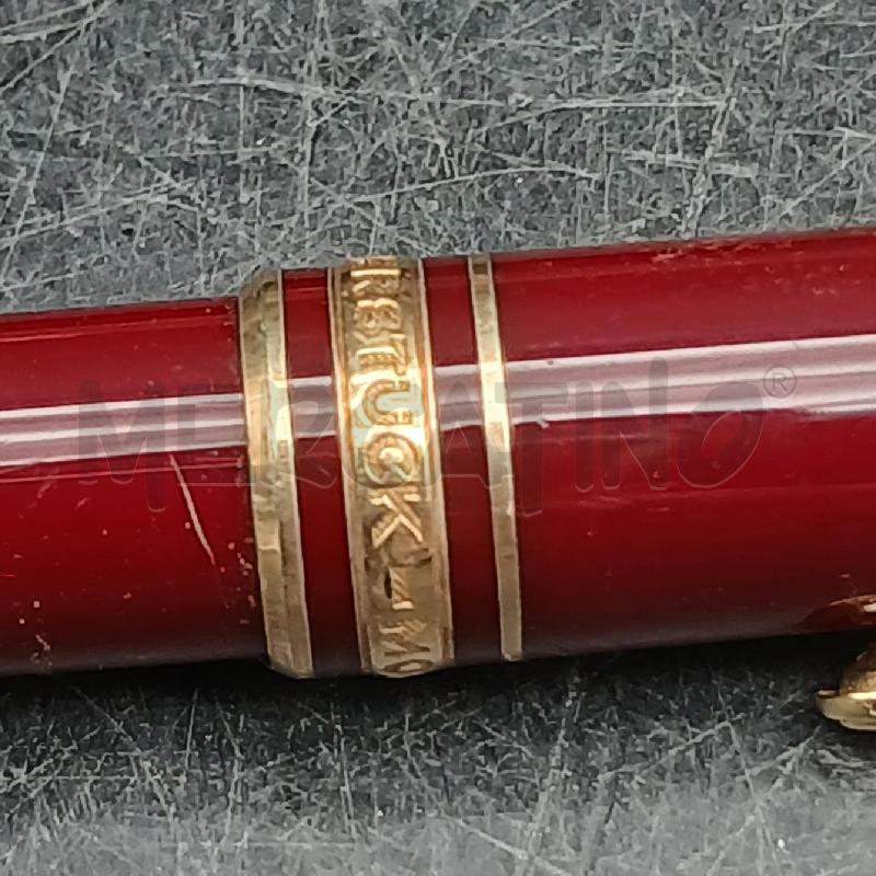 PENNA ROLLER MONTBLANC BORDEAUX  | Mercatino dell'Usato Roma garbatella 3