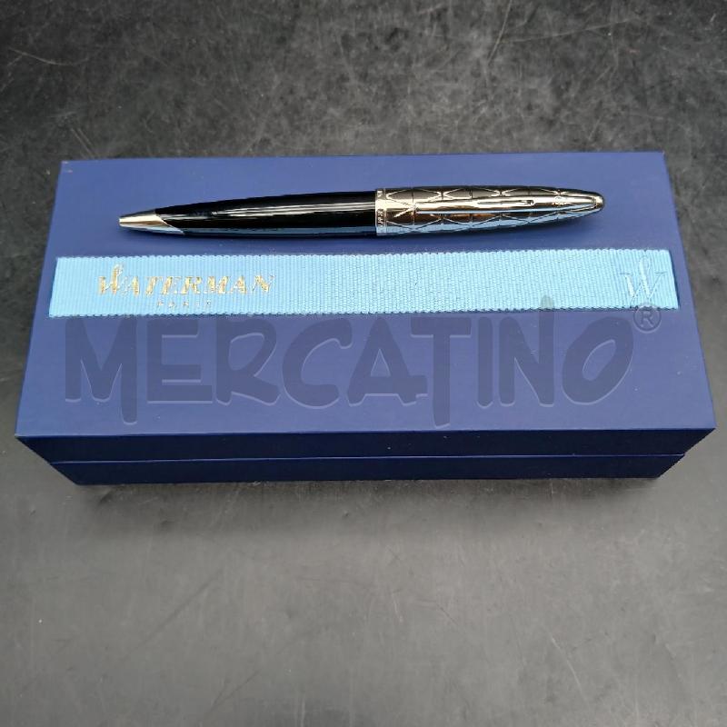 PENNA WATERMAN CON BOX BLU | Mercatino dell'Usato Roma garbatella 1