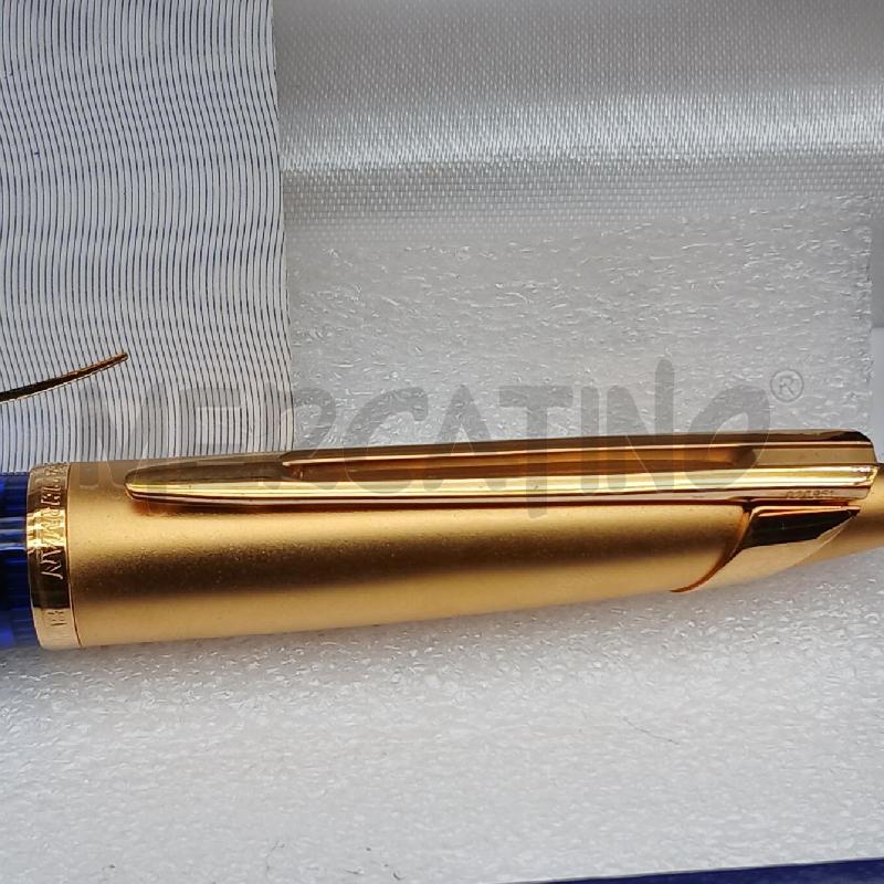 PENNA WATERMAN EDSON BLUE&GOLD ROLLER  | Mercatino dell'Usato Roma garbatella 2