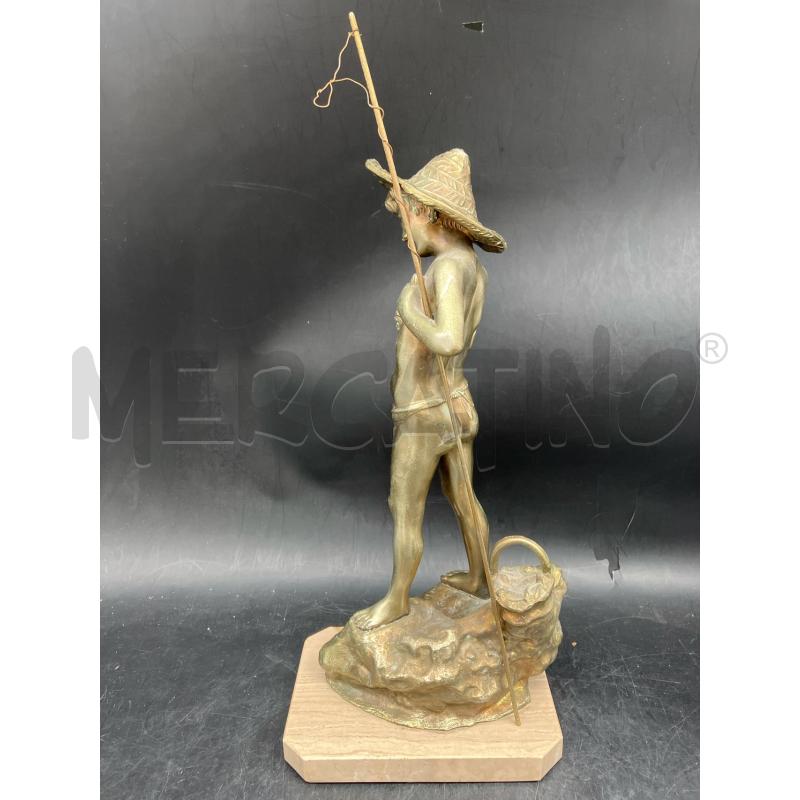PESCATORE METALLO | Mercatino dell'Usato Roma garbatella 3