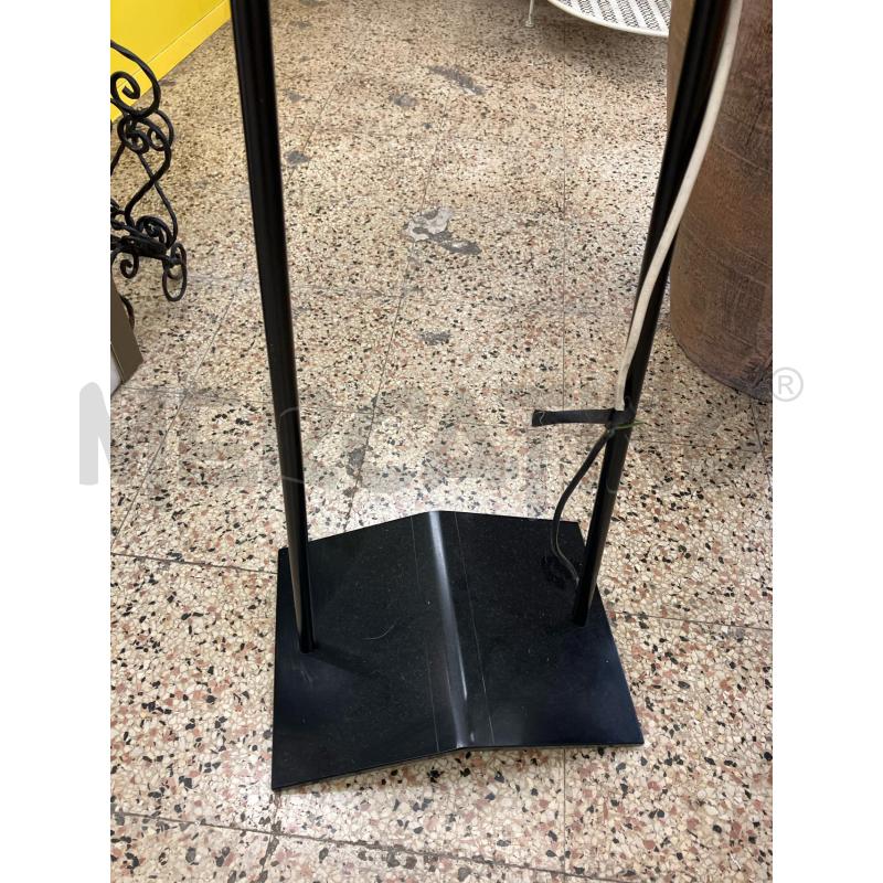 PIANTANA DESIGN METALLO NERO/ROSSO | Mercatino dell'Usato Roma garbatella 3