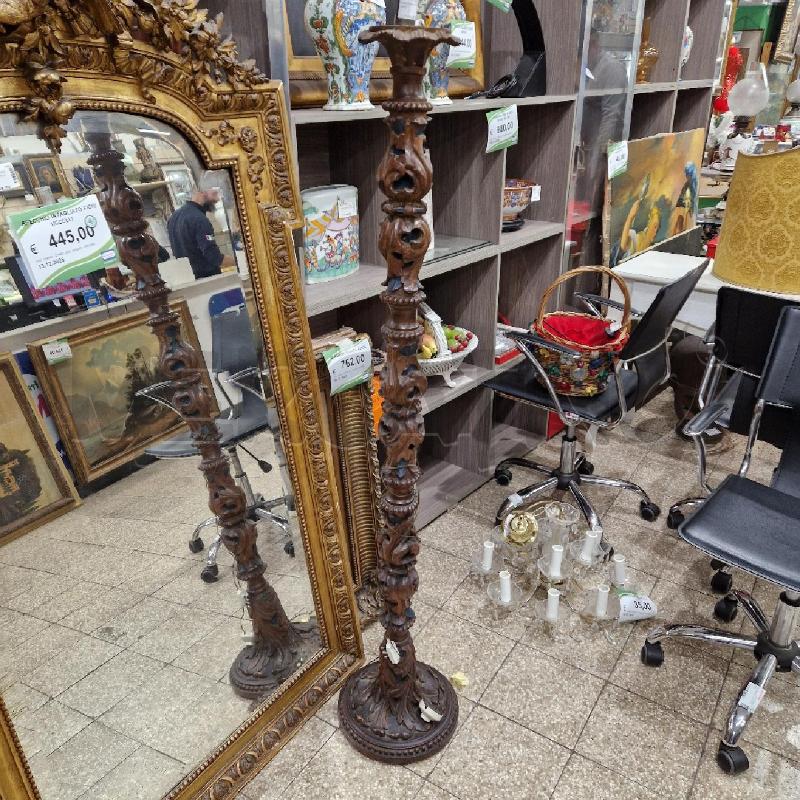 PIANTANA LEGNO INTAGLIATO  | Mercatino dell'Usato Roma garbatella 1