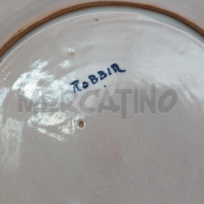 PIATTINI PZ. 5 ROBBIA LUSTRO | Mercatino dell'Usato Roma garbatella 5