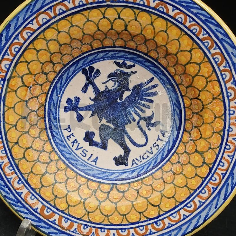 PIATTINO DERUTA LEONE RAMPANTE | Mercatino dell'Usato Roma garbatella 2