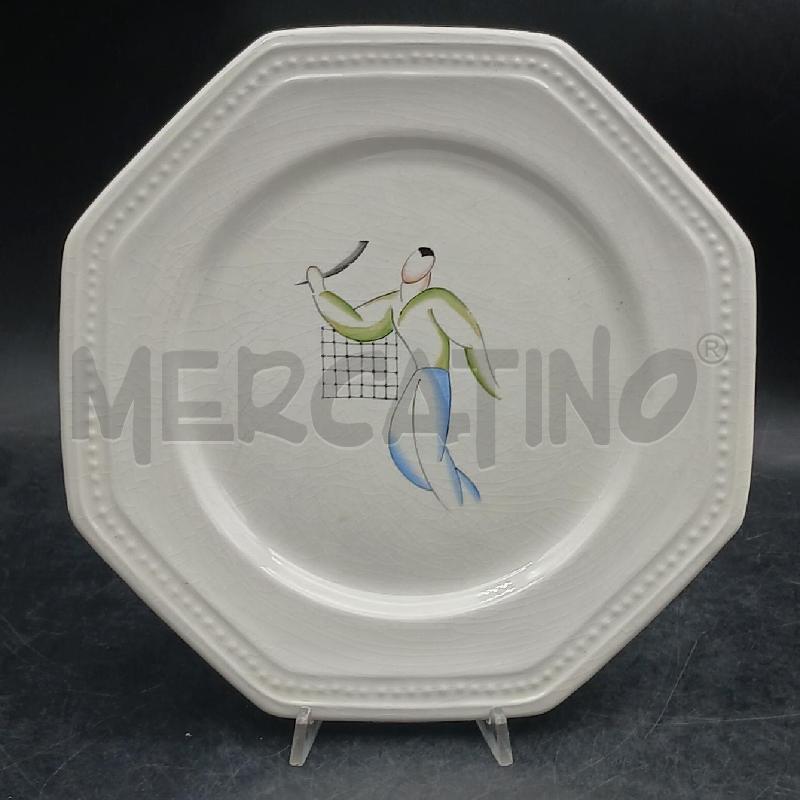 PIATTO BADMINTON ANNI '50 | Mercatino dell'Usato Roma garbatella 1