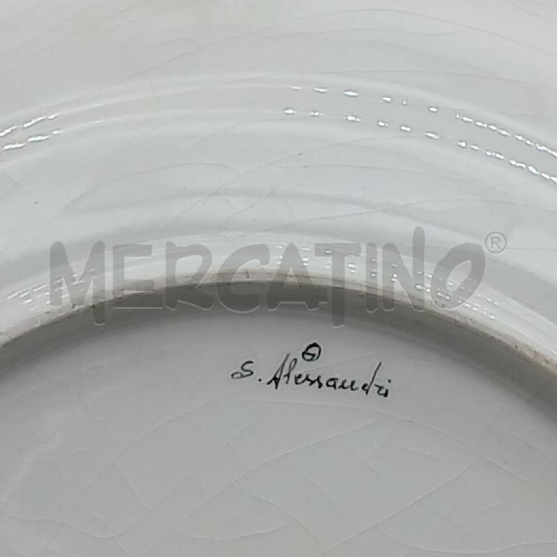 PIATTO GOLFISTA ANNI '50 | Mercatino dell'Usato Roma garbatella 3