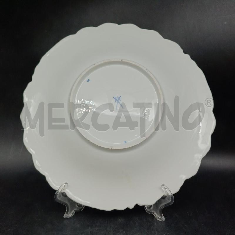 PIATTO GRANDE MEISSEN FIORI BLU | Mercatino dell'Usato Roma garbatella 3