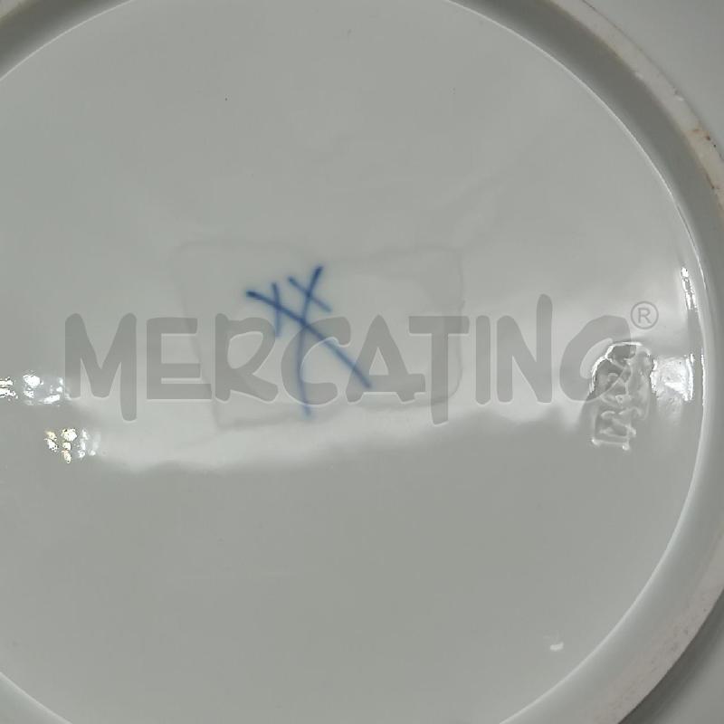 PIATTO GRANDE MEISSEN FIORI BLU | Mercatino dell'Usato Roma garbatella 4