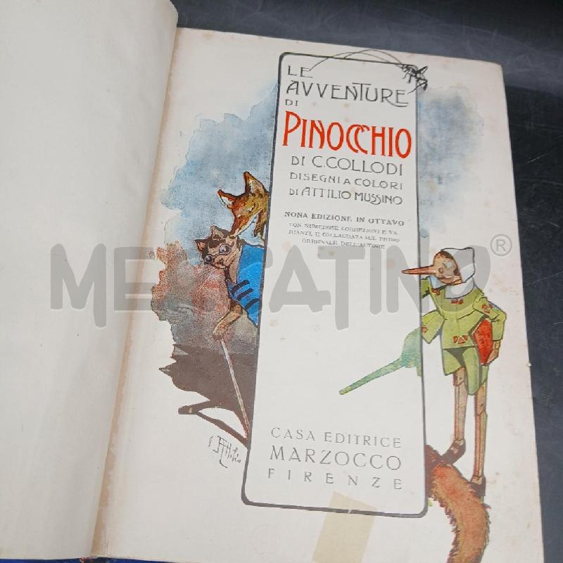 PINOCCHIO COLLODI  MUSSINO NONA EDIZIONE IN OTTAVO | Mercatino dell'Usato Roma garbatella 4