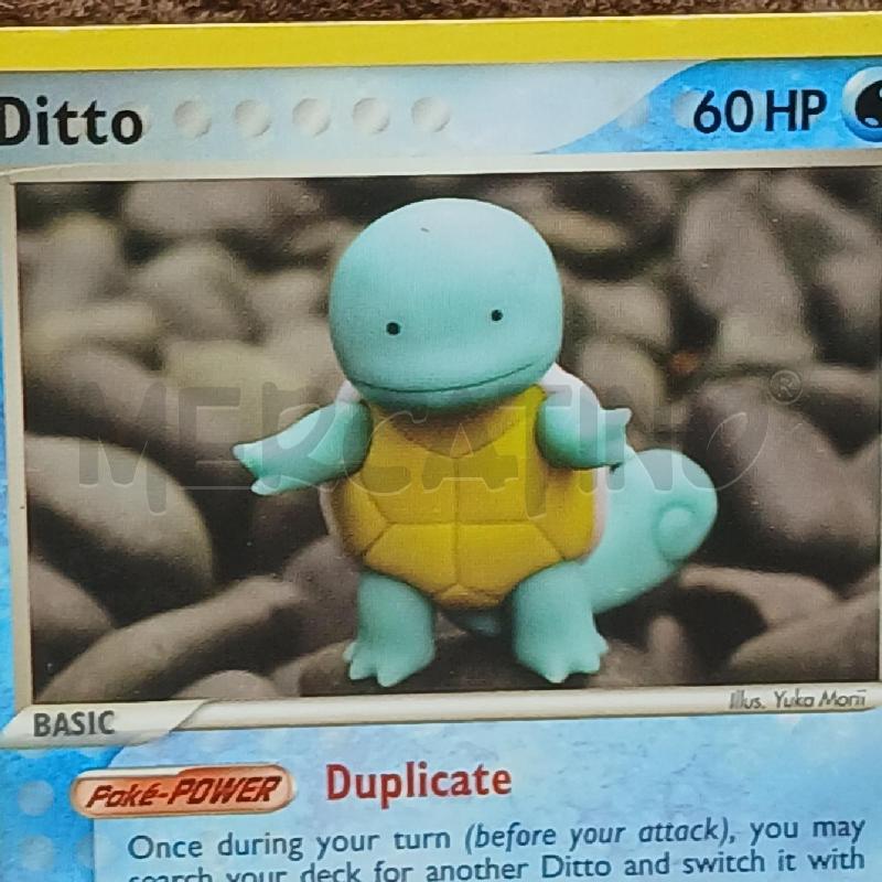 PKM DITTO SQUIRTLE YUKA MORII | Mercatino dell'Usato Roma garbatella 2