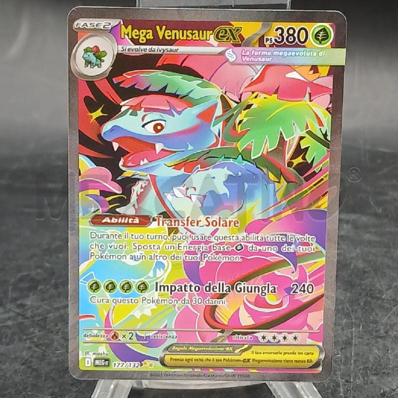 PKM MEGA VENUSAUR EX MEG 177 | Mercatino dell'Usato Roma garbatella 1