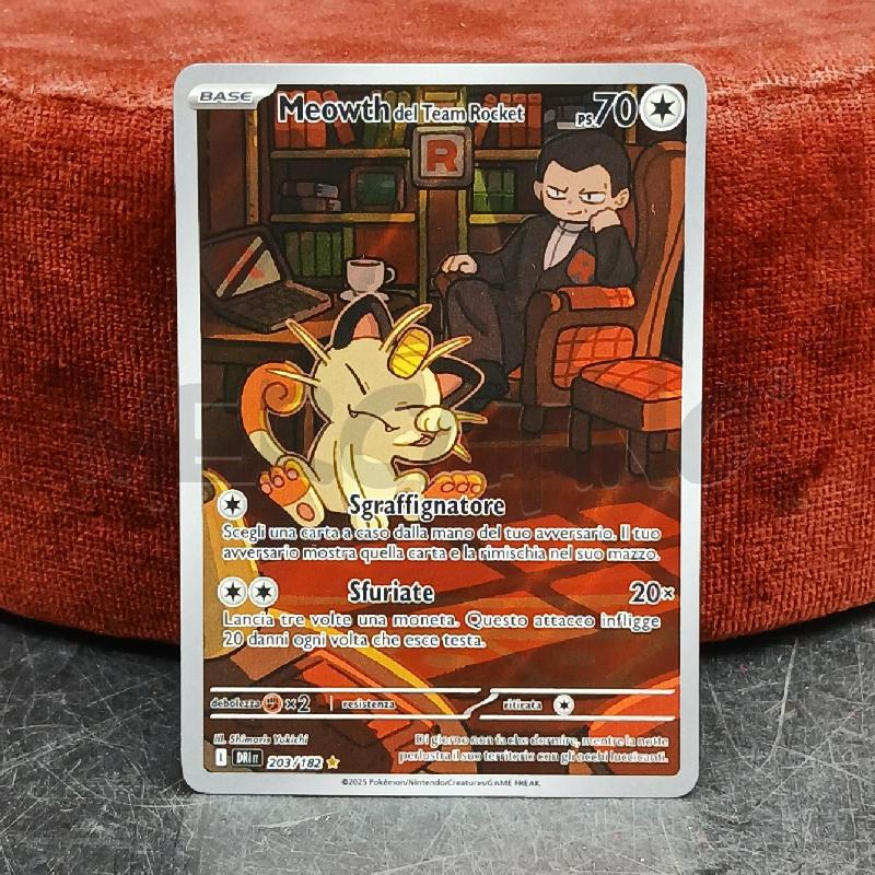 PKM MEOWTH DEL TEAM ROCKET  | Mercatino dell'Usato Roma garbatella 1