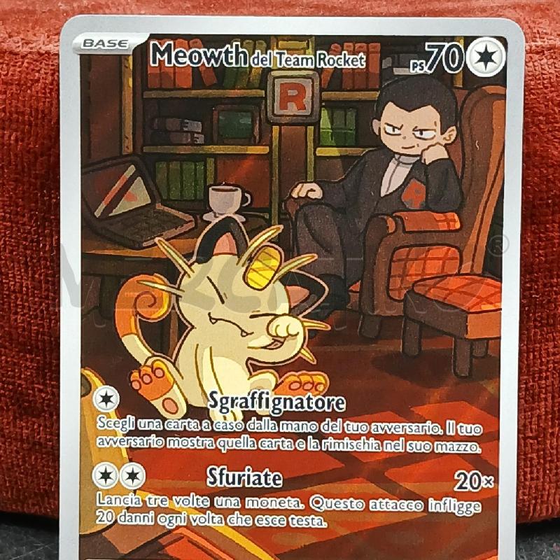 PKM MEOWTH DEL TEAM ROCKET  | Mercatino dell'Usato Roma garbatella 2