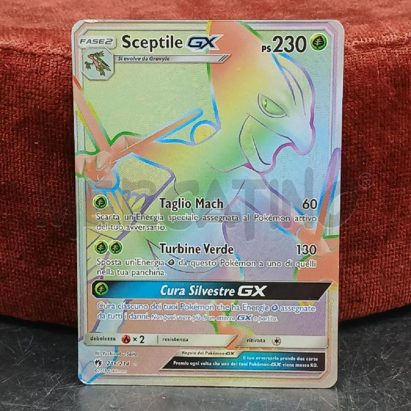 PKM SCEPTILE GX RAINBOW | Mercatino dell'Usato Roma garbatella 1