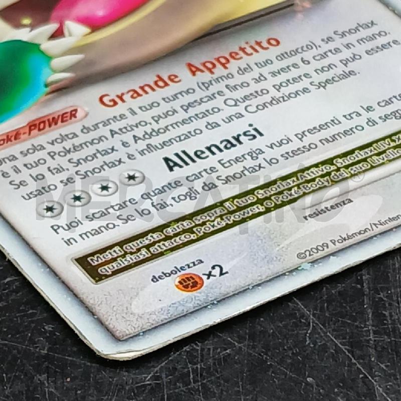 PKM SNORLAX LIV. X ITA | Mercatino dell'Usato Roma garbatella 3