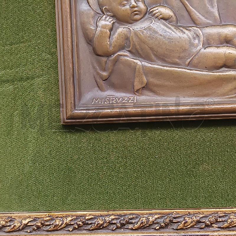 PLACCA BRONZO MADONNA AURELIO MISTRUZZI | Mercatino dell'Usato Roma garbatella 3