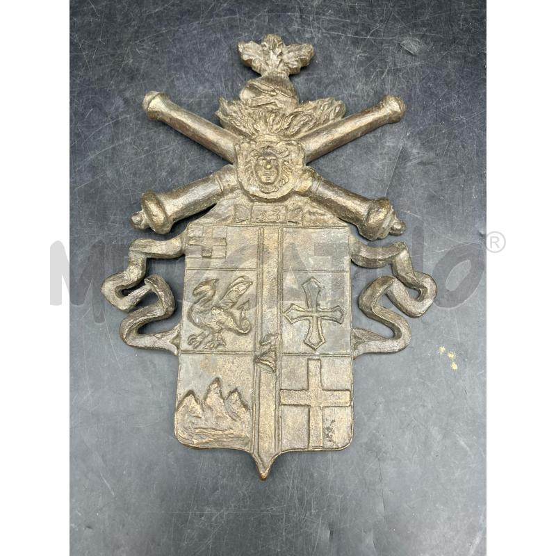 PLACCA BRONZO STEMMA MILITARE | Mercatino dell'Usato Roma garbatella 1