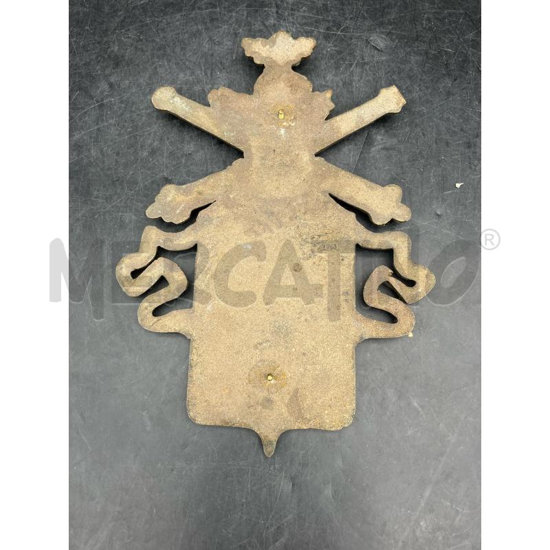 PLACCA BRONZO STEMMA MILITARE | Mercatino dell'Usato Roma garbatella 2