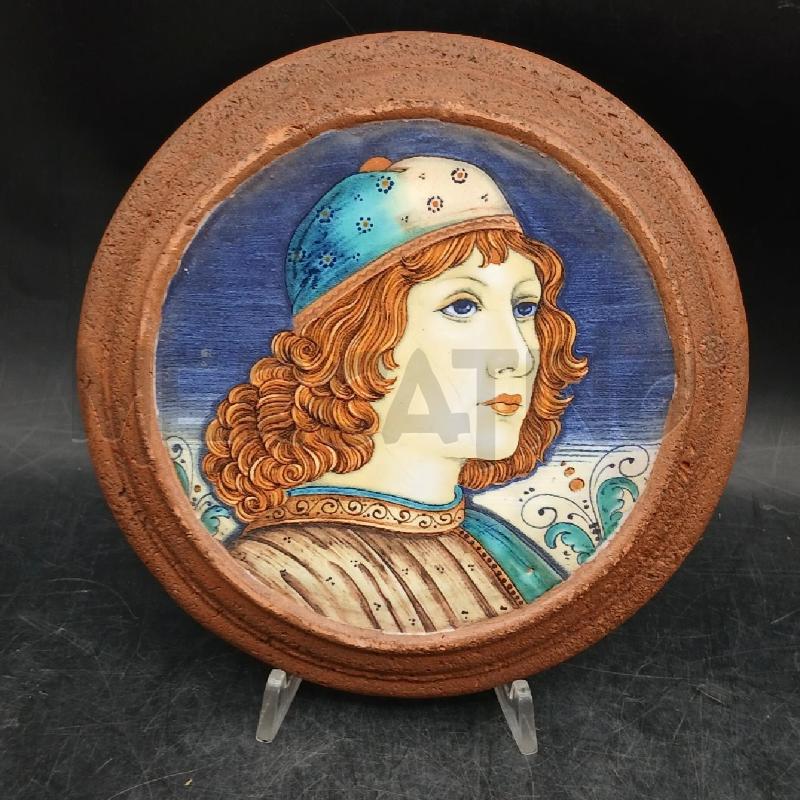 PLACCA CERAMICA PROFILO UOMO | Mercatino dell'Usato Roma garbatella 1