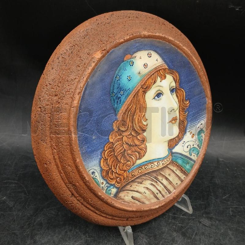 PLACCA CERAMICA PROFILO UOMO | Mercatino dell'Usato Roma garbatella 3