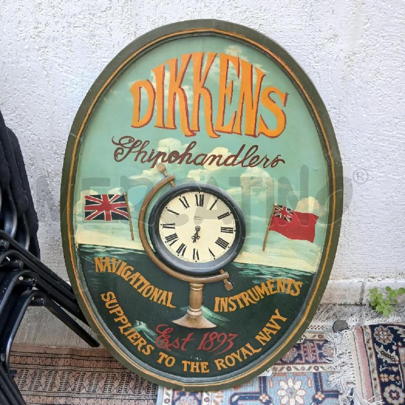 PLACCA OROLOGIO STILE INGLESE | Mercatino dell'Usato Roma garbatella 1