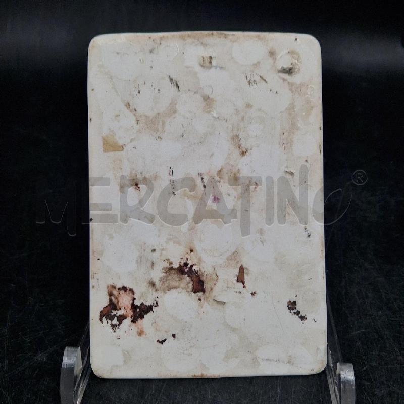 PLACCA PORCELLANA PUTTTO DIPINTO  | Mercatino dell'Usato Roma garbatella 4