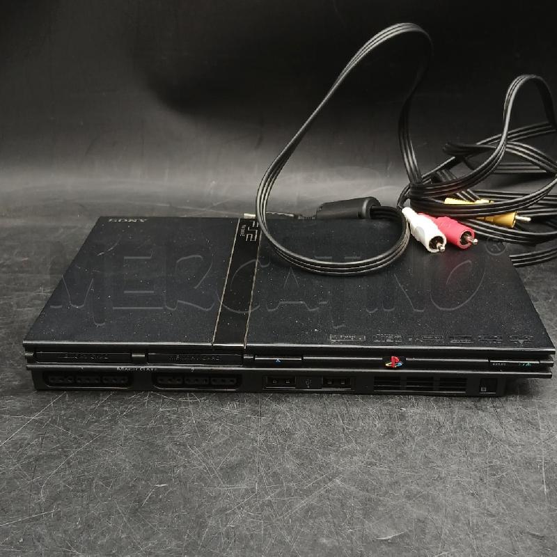 PLAYSTATION 2 SLIM 1 JOY + MEMORY + CAVI  | Mercatino dell'Usato Roma garbatella 2