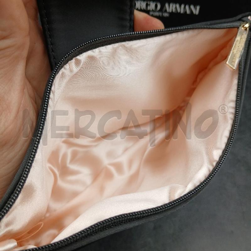 POCHETTE GIORGIO ARMANI NERO  | Mercatino dell'Usato Roma garbatella 3