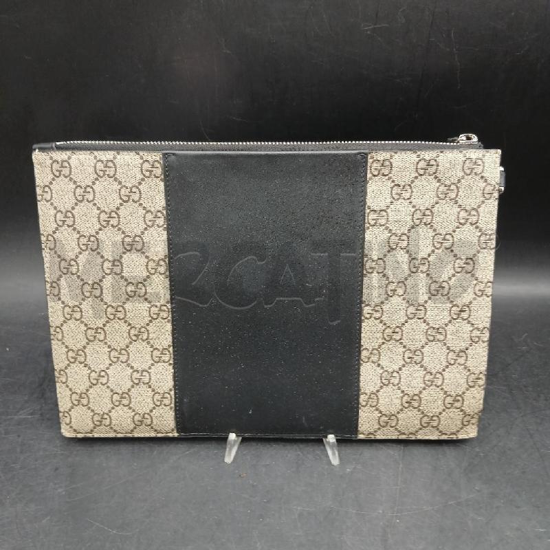 POCHETTE GUCCI NERO E GRIGIO  | Mercatino dell'Usato Roma garbatella 2
