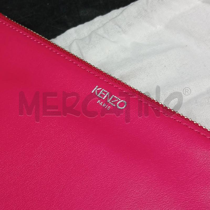 POCHETTE KENZO EYE ROSA  | Mercatino dell'Usato Roma garbatella 3