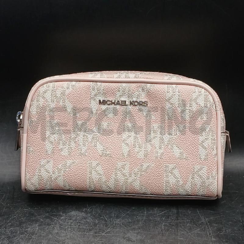 POCHETTE MICHAEL KORS ROSA MONOGRAM  | Mercatino dell'Usato Roma garbatella 1